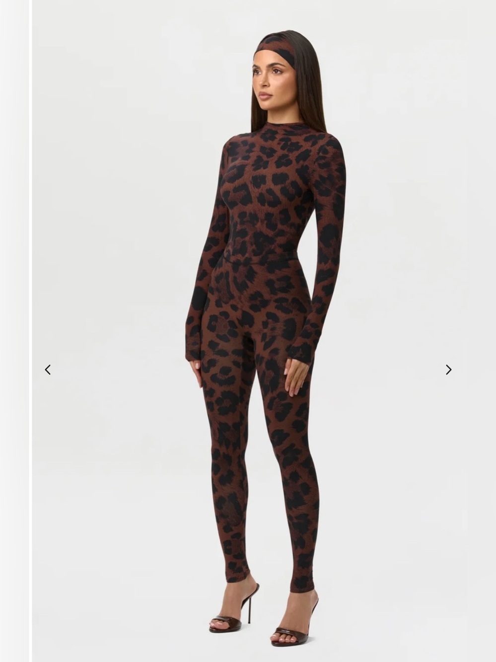Naked Wardrobe Naked Print Legging Dark Leopard